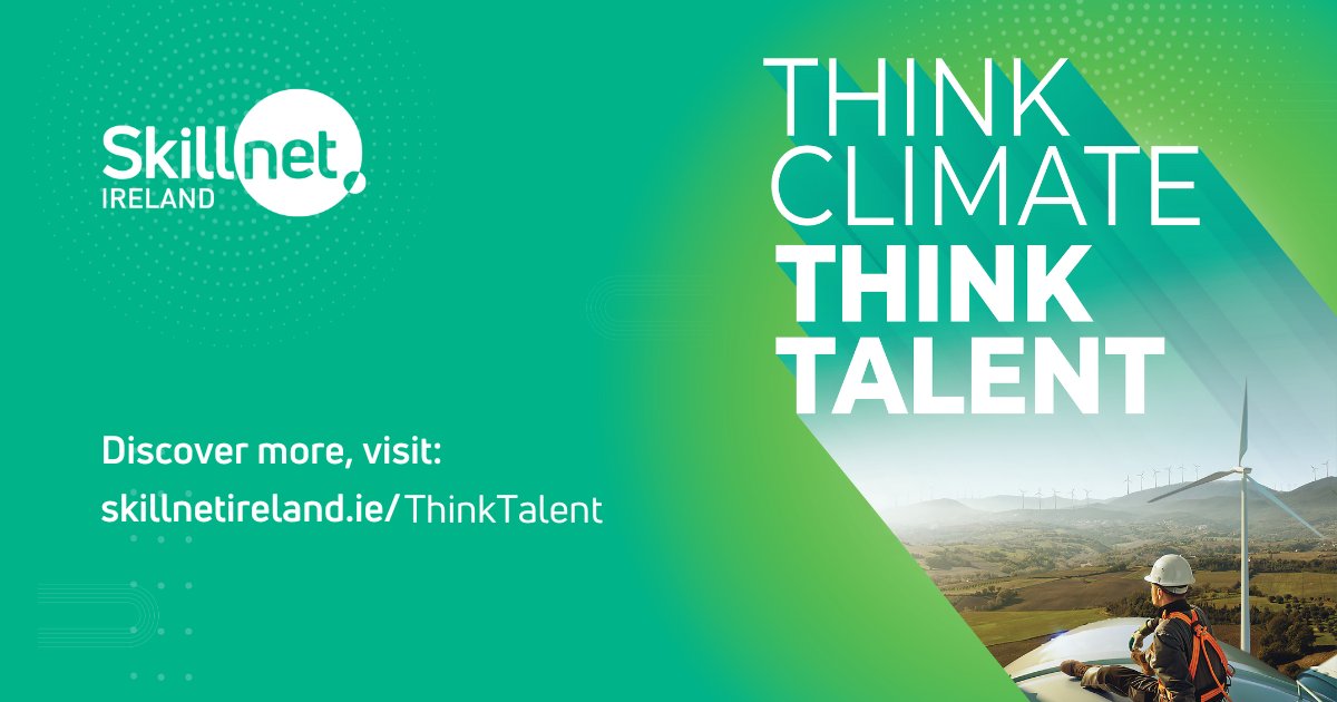 Is your business Climate Ready? Develop the talent your business needs to start its sustainability journey with Cobotics Skillnet.  
Visit skillnetireland.ie/think-talent for support on how Skillnet Ireland can help you develop your people.  

Think Climate. #ThinkTalent