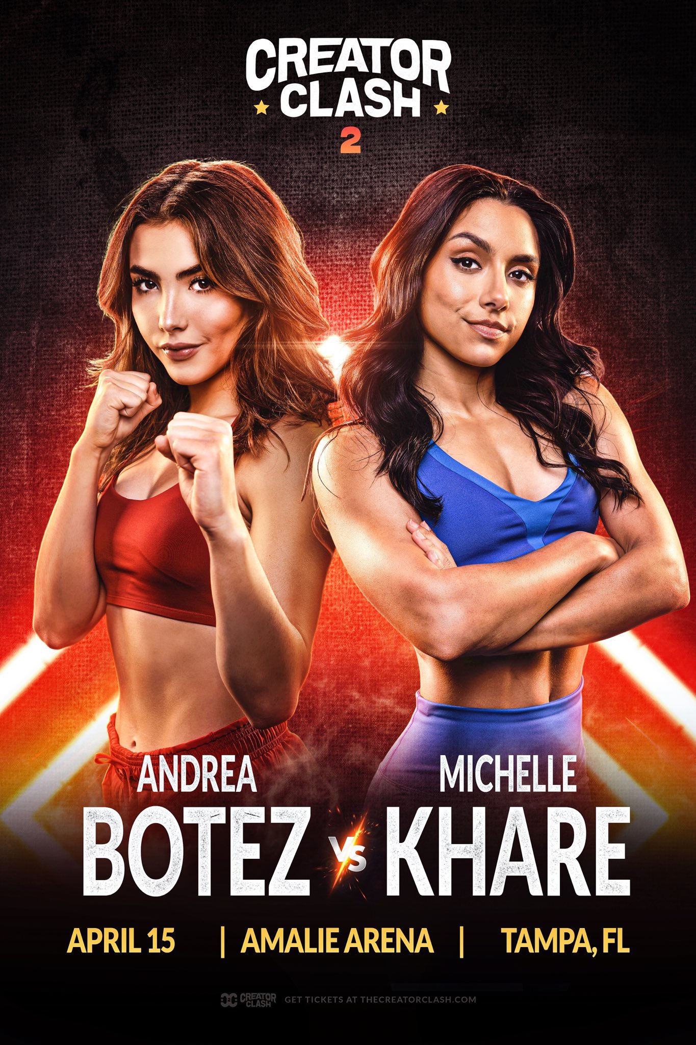 Boxing Records (YTBoxRec.com) on X: 🚨 Michelle Khare beats Andrea  Botez by UD❗ #CreatorClash2  / X