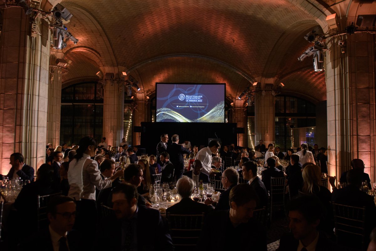 BenchLitigation's tweet image. Winners of Benchmark USA Awards 2023 were revealed last night, live and in-person at Guastavino's in New York City. Congratulations once again to our honorees. Click here to see the winners: spr.ly/60163fMAj

#BenchmarkUSAwards #TopLitigators #Litigation #LeadingLawerys