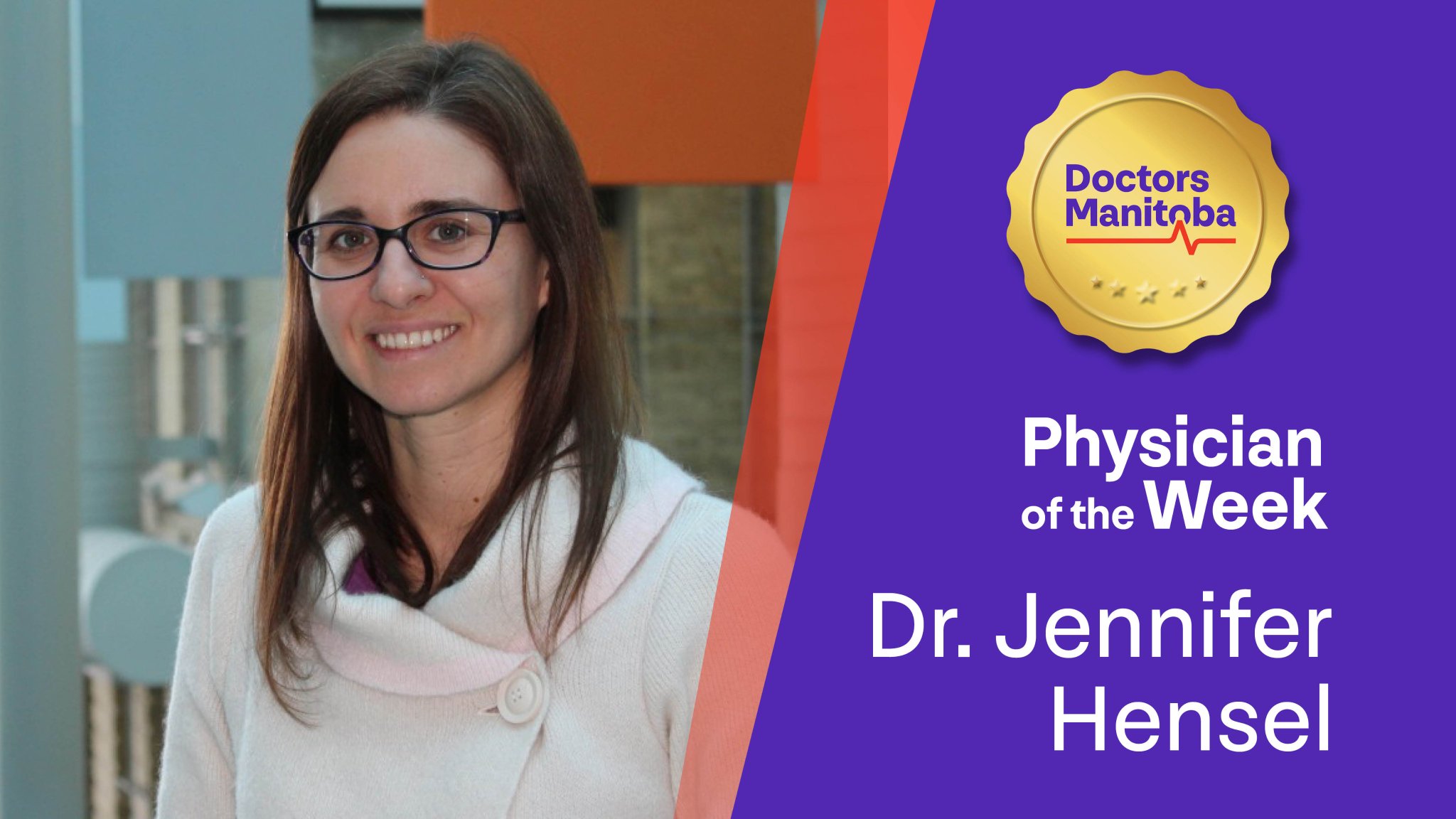 Doctors Manitoba on Twitter "Our Physician of the week is Dr. Jennifer