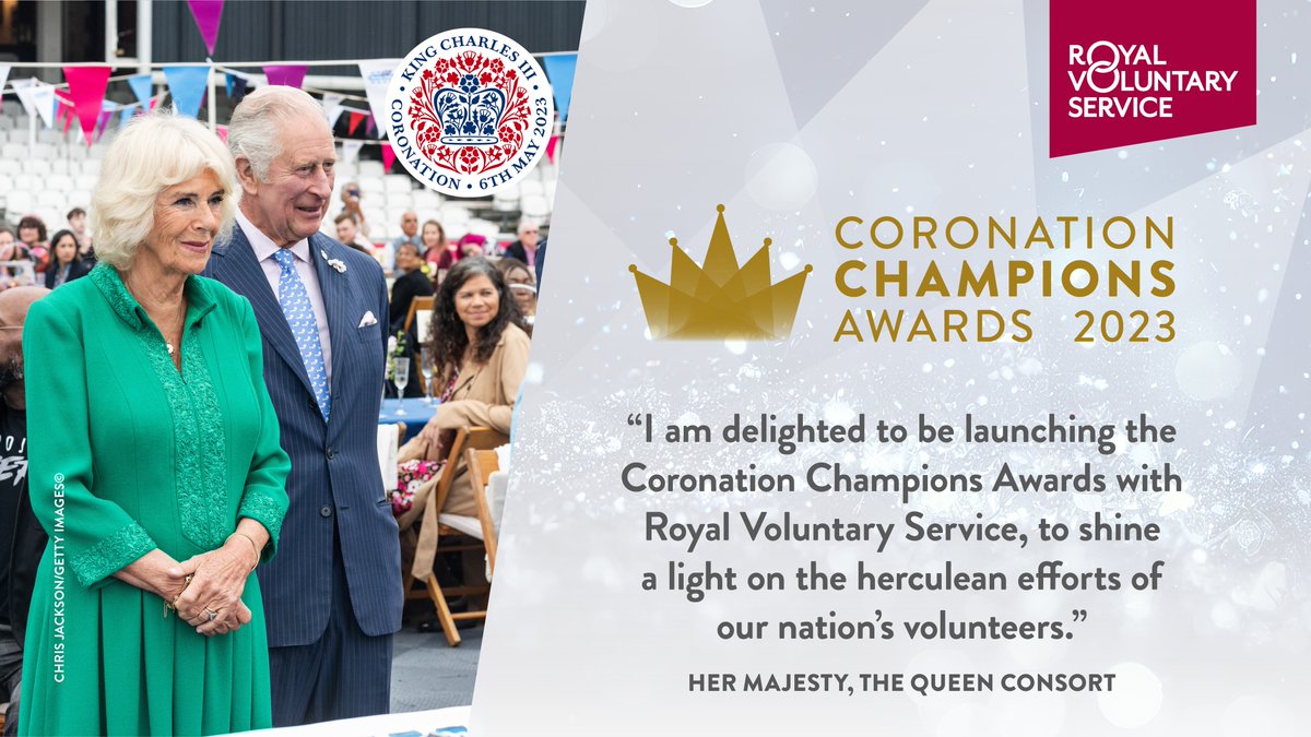 Blackburn with Darwen Council (@blackburndarwen) on Twitter photo Do you know an unsung hero? ❤️
The <a href="/RoyalVolService/">Royal Voluntary Service</a> is calling for nominations for the #CoronationChampionsAwards to celebrate people who make a positive difference to their local communities. 📣
Make your nomination by Sun 2 April.
royalvoluntaryservice.org.uk Do you know an unsung hero? ❤️
The <a href="/RoyalVolService/">Royal Voluntary Service</a> is calling for nominations for the #CoronationChampionsAwards to celebrate people who make a positive difference to their local communities. 📣
Make your nomination by Sun 2 April.
royalvoluntaryservice.org.uk