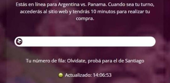 TÁ FÁCIL COMPRAR ENTRADAS PARA IR a ver a la selección...
#deportick #EntradasArgentina #afa