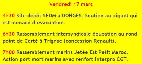 cyrillecaps44's tweet photo. #Nantes
Venez a #Donges au dépôt #sfdm
Tous au dépôt SFDM cette nuit tôt le matin, poi y stratégique (plus grand pipeline de gasoil de France coupé) à tenir, intervention CRS en préparation ! https://t.co/Wcan8buQ5Z