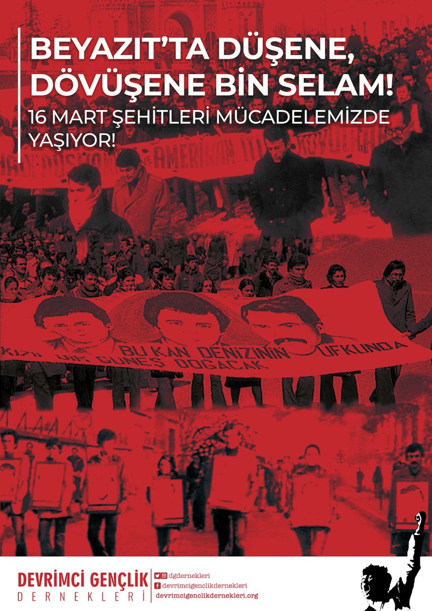 Unutmadık, affetmedik. 78'den bugüne mirasları mücadelemize güç katıyor!

#BeyazıtKatliamı