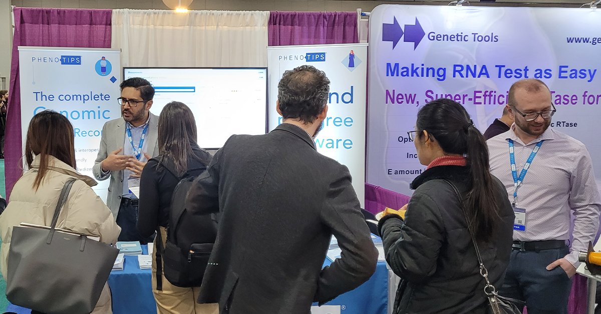PhenoTips's tweet photo. Day two in @TheACMG #ACMGMtg23 exhibit hall is nearly over! Don't miss your chance to visit Booth #518 and discover why PhenoTips' Genomic Health Record is much more than just #PedigreeSoftware.
Visit Booth #518 to speak to us and find out what the bustle is all about. https://t.co/5lCFt4qIPT