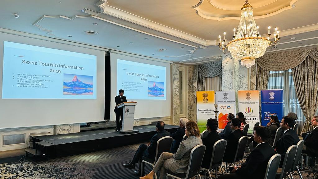 To promote Tourism, Culture, Customs and Traditions of North East, <a href="/IndiainSwiss/">India in Switzerland & Liechtenstein</a> organized a seminar cum exhibition on 15th March at Hotel Schweizerhof, Bern. Students and Professors presented ideas and views to further develop Tourism and Hospitality sector in India.