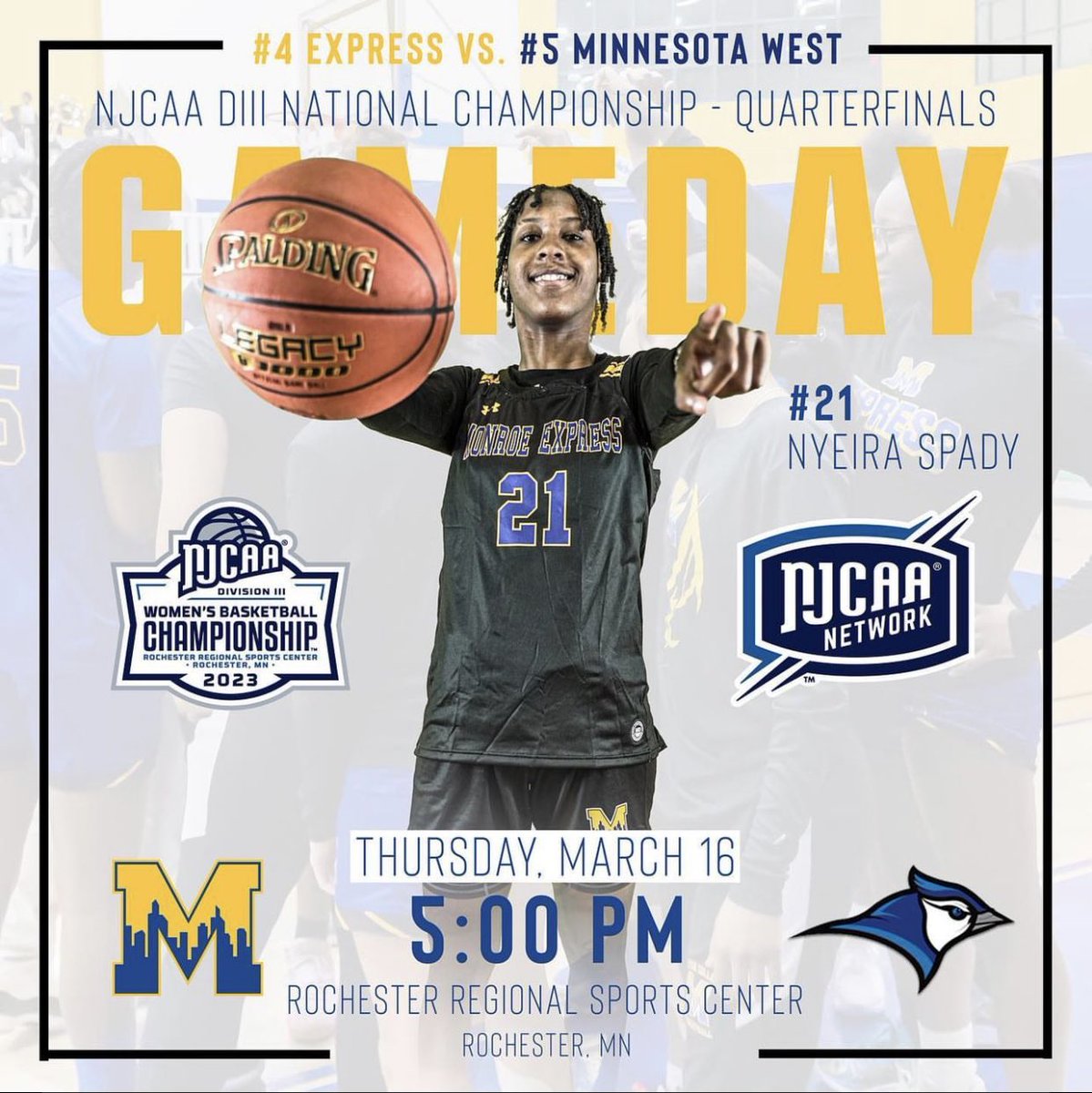Monroe Express Women's Basketball tweet media