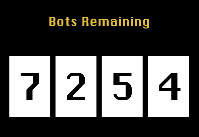 Sheet_Heads's tweet image. The countdown continues with the diminishing supply of Pawn Bots.

How many Bots have you burned?

#Pawnbots #nfts #nft #burnbabyburn