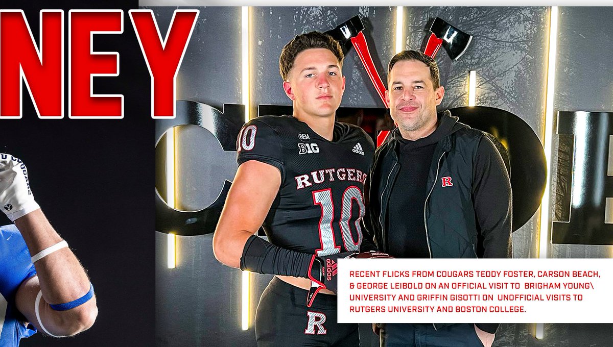 Mooney_FB's tweet photo. It's #VisitSZN at Mooney โผ๏ธ @TeddyFoster_3 @carsonbeach22 @GeorgeLeibold with an official to @BYUfootball + @GisottiGriffin with unofficials to @BCFootball @RFootball ๐ Big thanks to @patrickhickman9 @Bbradley_BYU @unga45 @tgbulloch @JaredClark2 @CoachJonHaskins https://t.co/5Jyvz2bwMQ