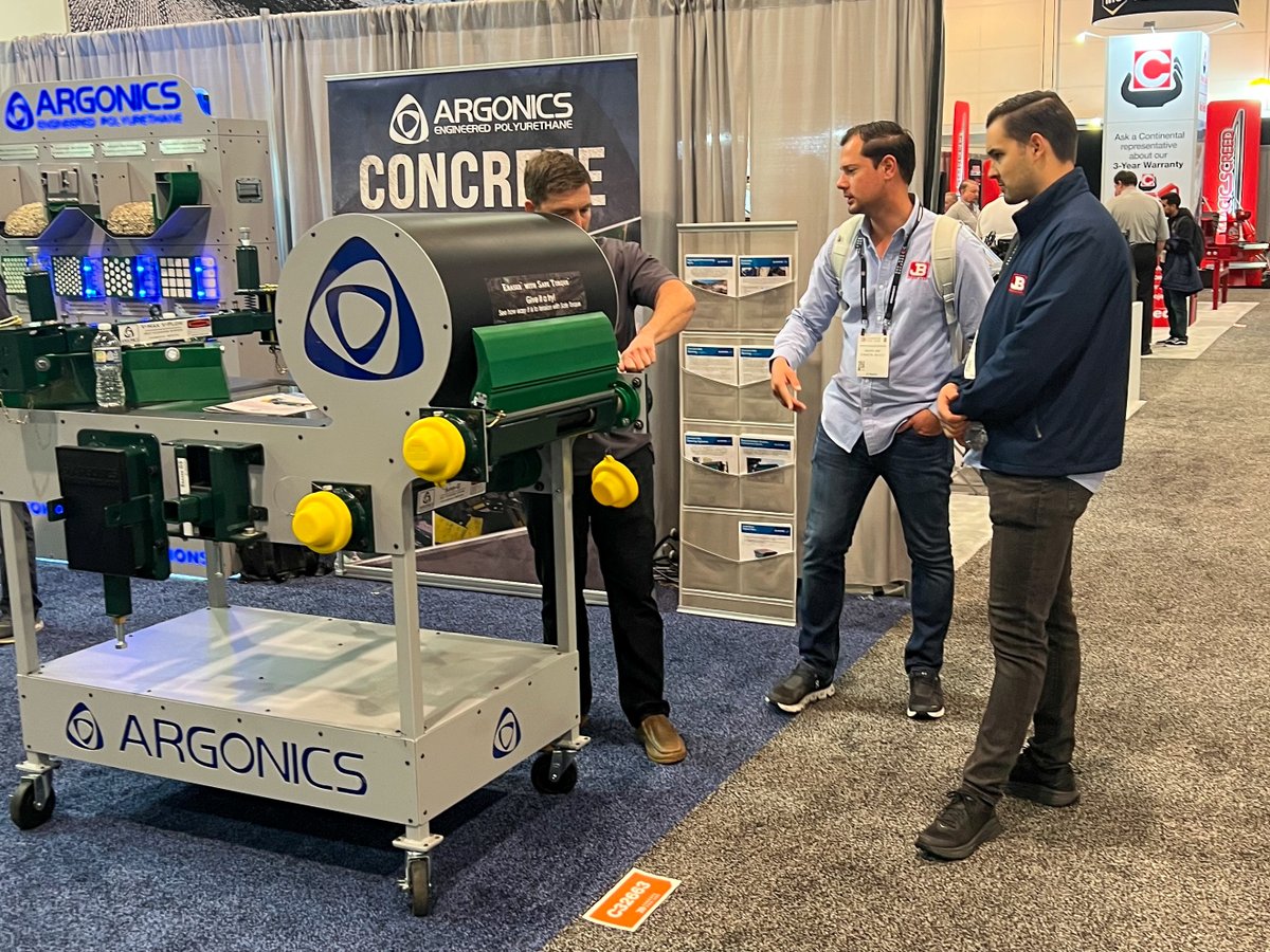 ArgonicsInc's tweet photo. It's the final day of @conexpoconagg! Come by and see how easy it is to tension our conveyor belt cleaning systems. Central hall, booth C32663. #CONEXPOCONAGG #CONEXPOCONAGG2023 #conexpo2023 #conexpo https://t.co/L7GeIMx1KM