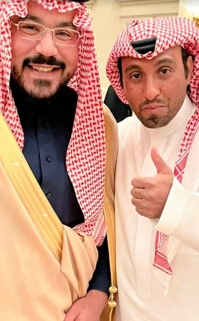 الصديق الغالي صاحب السمو الامير الدكتور سلمان بن سعود آل سعود اول شخص بارك لي بنزول الأوبريت عسى عمرك طويل