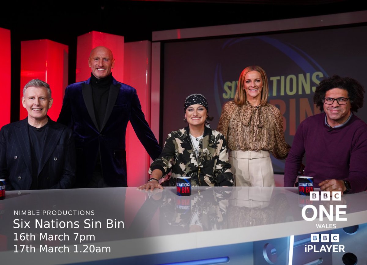 🏉 Don't miss @zoelyons tonight on #sixnationsrugby #sinbin @BBCOne @BBCCymruWales tonight at 7pm or catch up on @BBCiPlayer 🏉