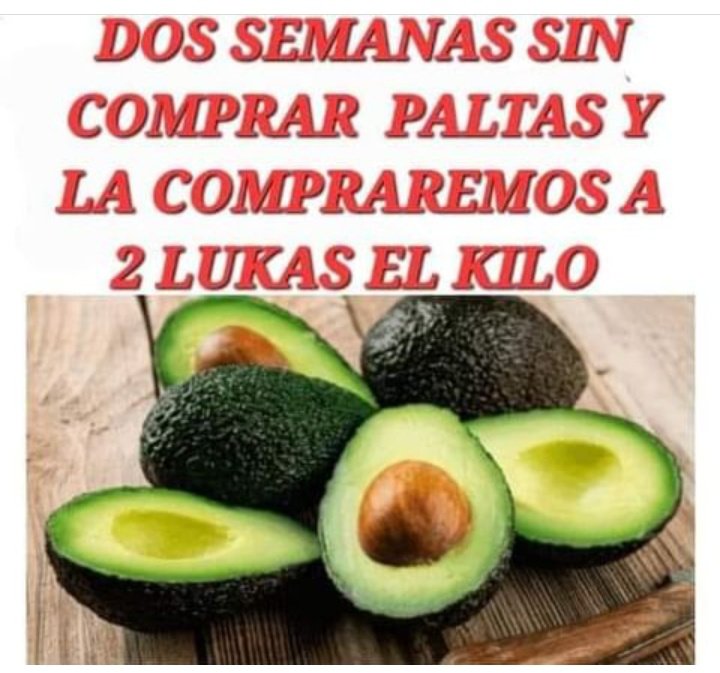 Chileokulto's tweet photo. ¡A usted le faltan el respeto, porque no te ven como una amenaza, pero si millones lo hacemos el empresario tiembla!
Pero si hay weones que incluso la compran a 10 mil pesos el kilo, seguirán abusando !! https://t.co/sLntMDake6