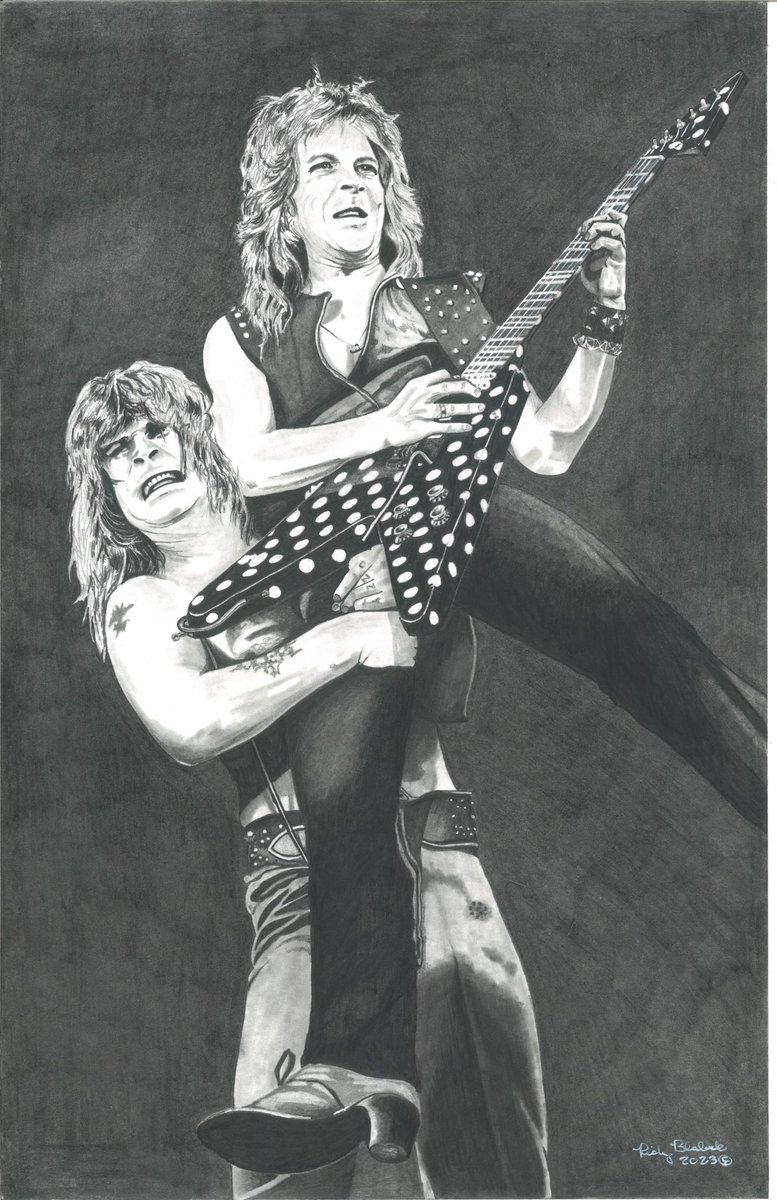 Hers the finished Ozzy and Randy Rhoades #ozzy #randyrhoades