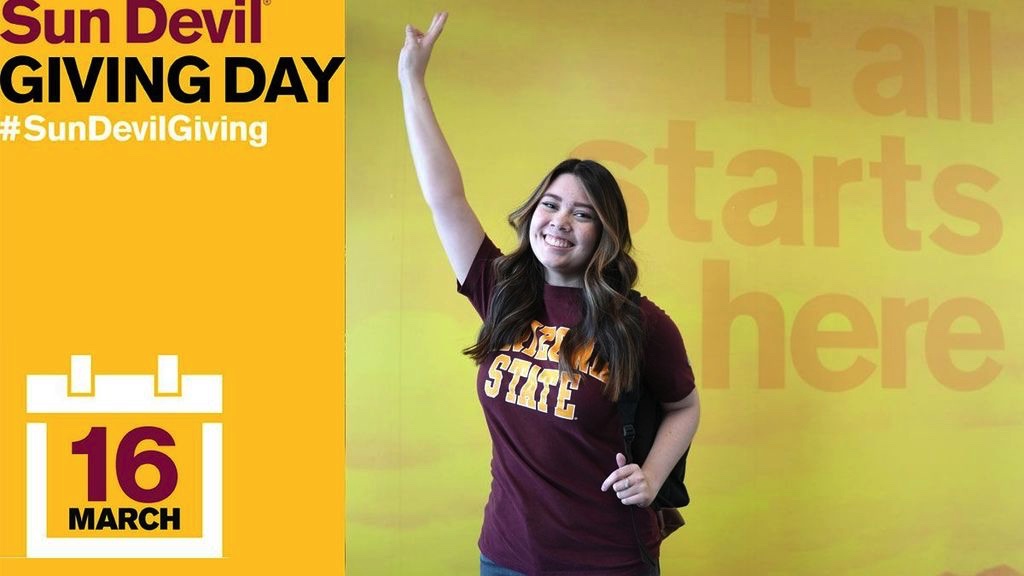 We’re coming together this #SunDevilGiving Day to celebrate the impact we all make when we give back. Join #CronkiteNation today by showing your support! 🔱

Make a gift: ow.ly/R8QZ50NjkUx