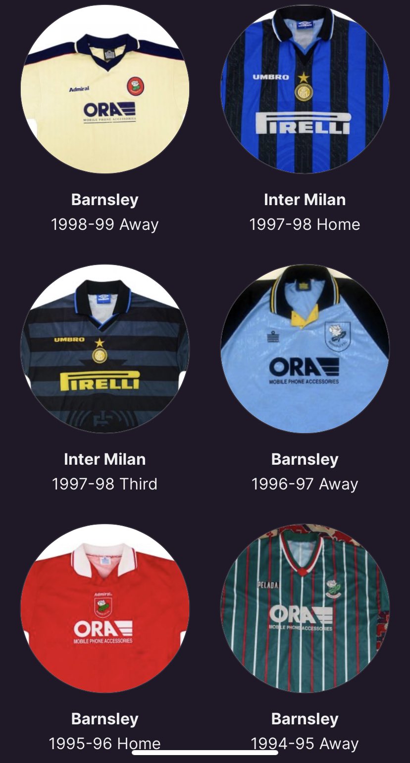 Barnsley Away football shirt 1997 - 1998. Sponsored by Ora