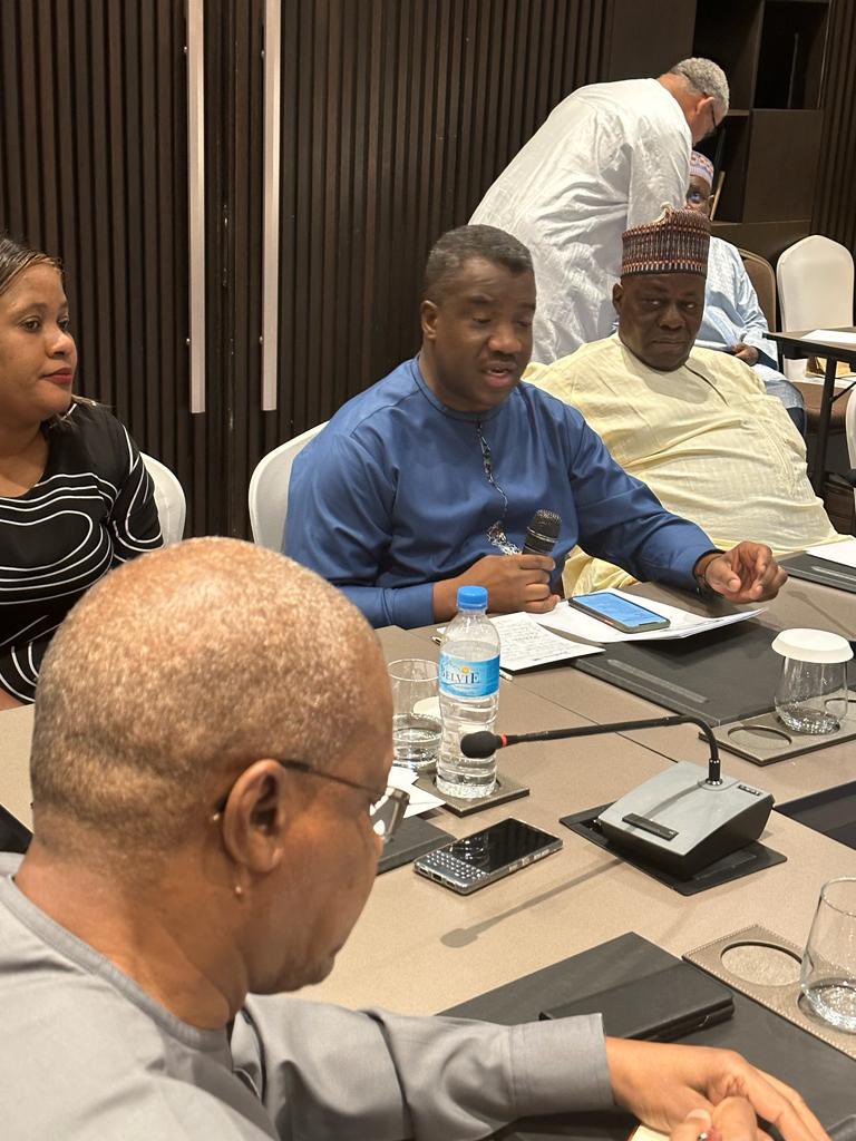 SarjohBah3's tweet photo. In Niamey engaging with the High-Level Independent Panel on Security &amp; Development in the #Sahel. Forward looking recommendations to enhance political coop, security, institutional capacity &amp; partnerships, &amp; resource mobilization. A new social contract to revitalize the Sahel. https://t.co/AfKfOh1CKd