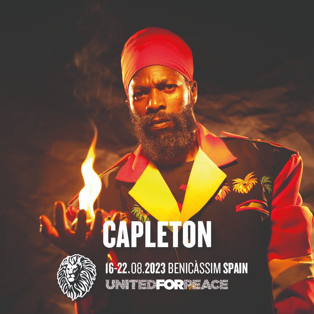 sunsplash_es's tweet image. #capleton aka King Shango aka 🔥man  is back at #rototom2023
Nah miss his live on the 17th of August 🤩
more info: rototom.com
#rototom #lineup