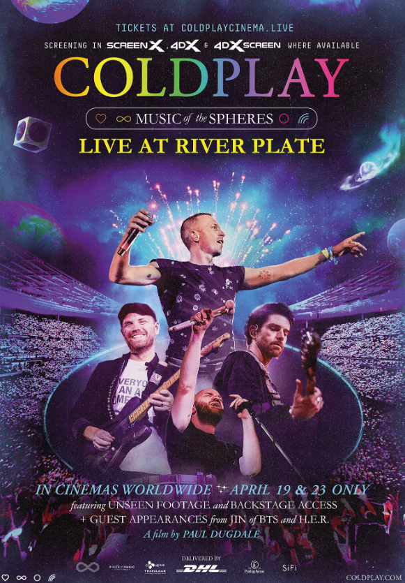DutchAppeal's tweet photo. @Pathenederland ik zie op de poster dat de voorstelling van coldplay ook in 4dx te zien zal zijn, alleen is dit niet te zien in jullie programma.. komt het nog of kan ik dat vergeten? 
en komen nog voorstellingen op 23 april? zoals op de poster vermeld staat? https://t.co/nFXPH182A6