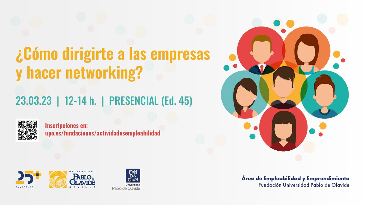 mapp_upo's tweet photo. 📣¿Estás cursando #MappUPO u otro #masterUPO  y te gustaría conocer cómo conectar con empresas de cara a tu inicio de búsqueda de #prácticas o #empleo?

Inscríbete GRATIS a este taller 👉https://t.co/dUmtZg6JtN

🗓️ Próximo jueves 23 a las 12h en el edif.45 #UPO @empleaemprende https://t.co/ZXc1p14jYL