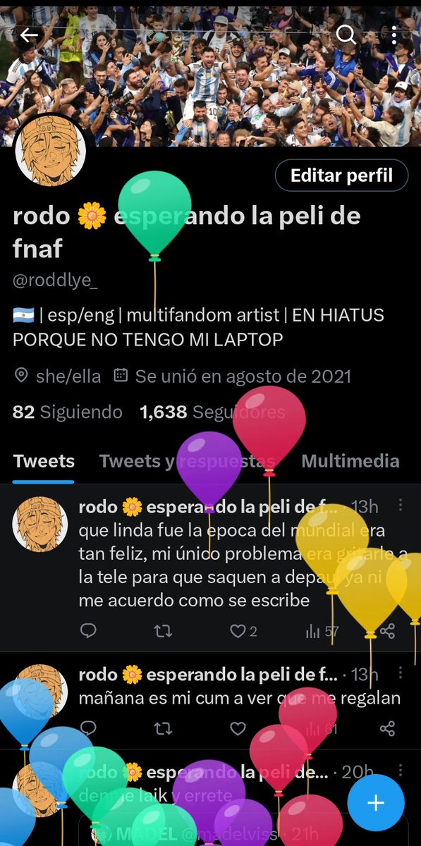 rodo 🌼 esperando la peli de fnaf tweet media