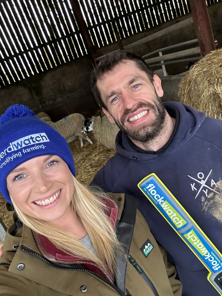 Herdwatch's tweet photo. Great to be out on farm with @kelvin_fletcher this morning! ๐ Kelvin is looking forward to managing his flock more efficiently & removing the stress of farm paperwork with Flockwatch! ๐จโ๐พ #flockwatch #fletchersonthefarm https://t.co/RA30FANd1N