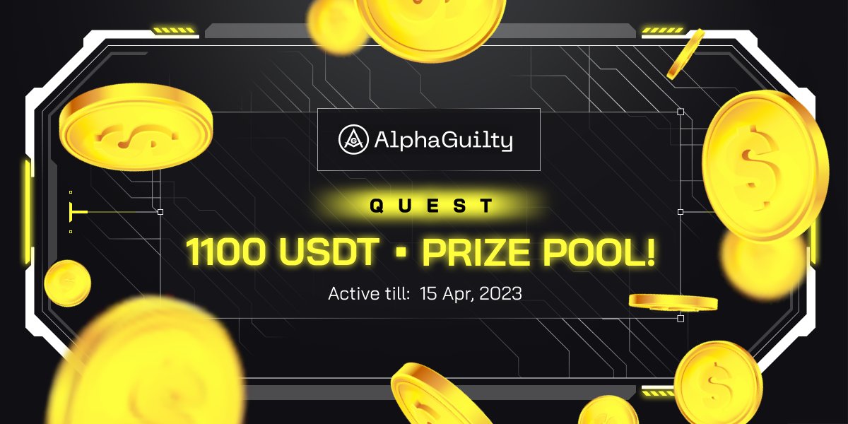 hackless_io's tweet image. 🚀 Dive into the @hackless_io #Quest on @AGuiltyOfficial
🏆 Compete for a $1100 USDT prize pool!
🤑 Learn about innovative #DeFi &amp;amp; #Web3 security solutions, complete quests &amp;amp; earn points to win big💰 
Sign up &amp;amp; join now: alphaguilty.io/quest/hackless
#Crypto #Contest #AirdropAlert