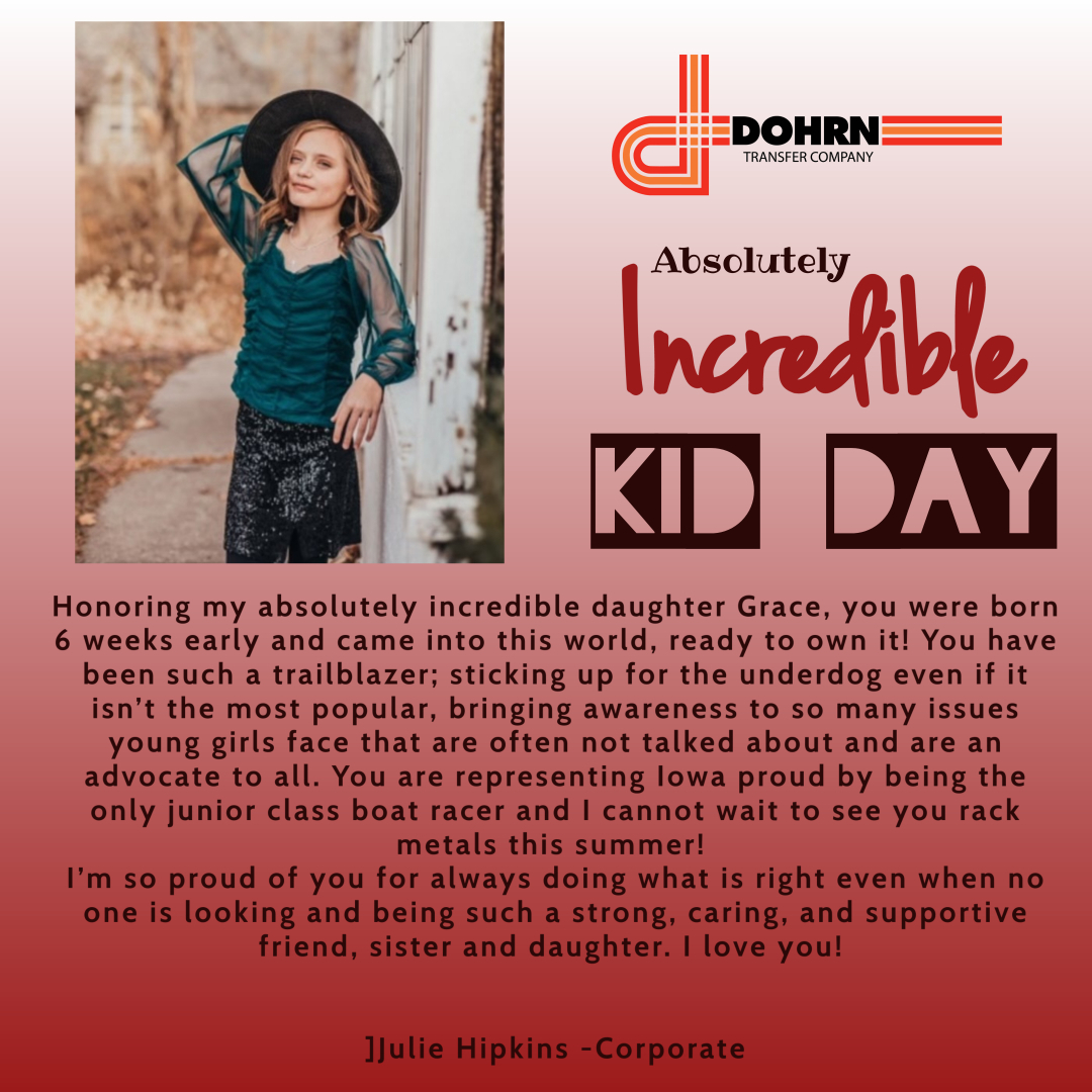 Dohrn_LLC's tweet photo. Happy Absolutely Incredible Kid Day!

#dohrn #thebestinthemidwest #absolutelyincrediblekidday https://t.co/qxcEAEuD9F
