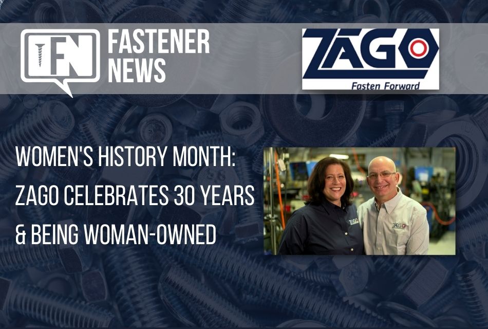 FastenerNews's tweet image. Women’s History Month: ZAGO Celebrates 30 Years &amp;amp; Being Woman-Owned. fastenernewsdesk.com/96157/womens-h… 
#FastenerNews #Fasteners #Zago #WomenOwned #WHM #Screws #usmfg #Manufacturing