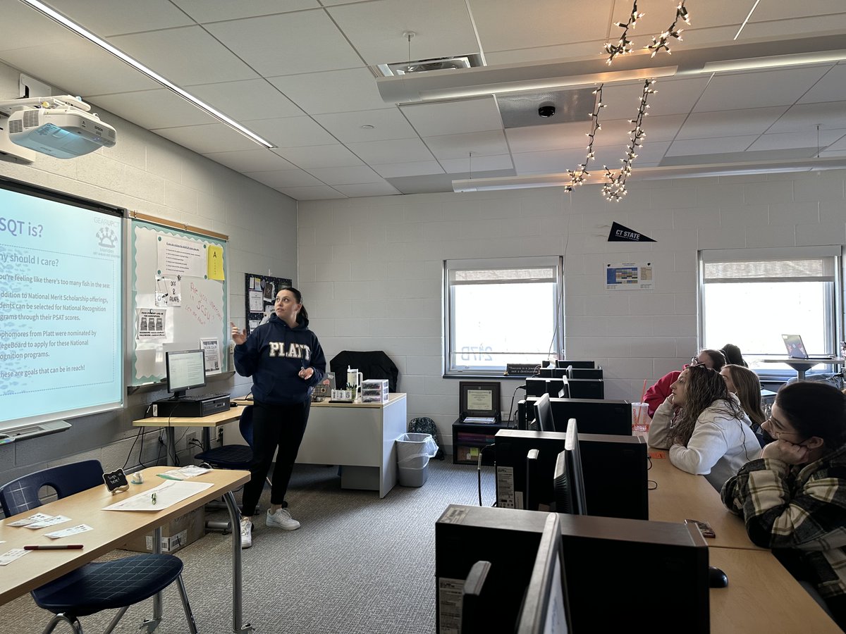 MissWestfallGU's tweet photo. With the PSAT approaching, I encouraged students to ask me: "Why Should I Care?" We discussed scholarships, testing strategies, goal setting, and test anxiety!! Thank you to @MissSGEARUP for joining in on the lunch &amp; learn fun! #psat #gearupworks https://t.co/WzkjrMFIoR
