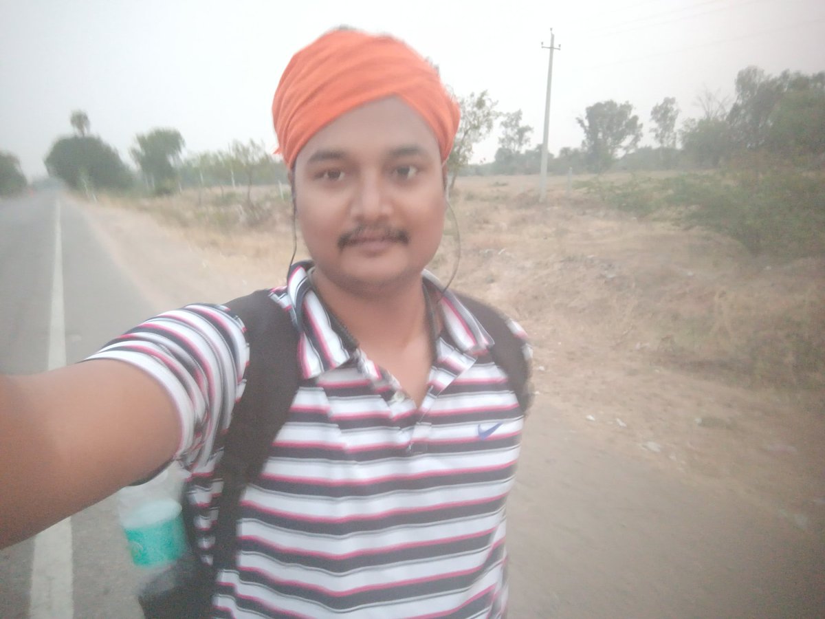 ImNaveereddy's tweet photo. Successfully completed padayathre from #Raichur to #mantrlayam https://t.co/2XlFUpzyGF