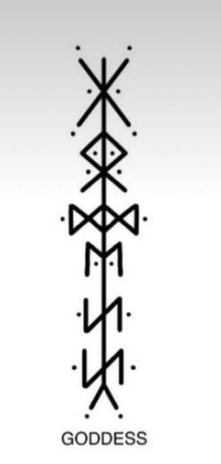 Last Friday I handpoked this bind rune on Philipp It
