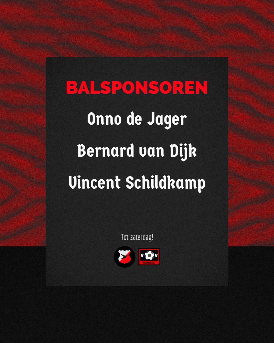 ZATERDAG, THUIS. #competitie