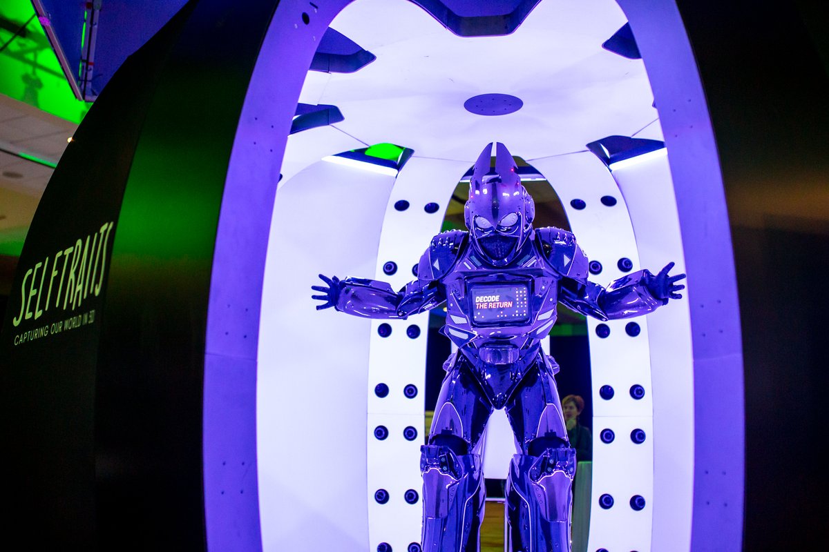 trendhunter's tweet photo. We're thrilled to have had @Selftraits showcase their 360 photo scanning booth at our #FutureParty. Attendees experienced the future of 3D selfies and saw themselves like never before. Buy your tickets:  https://t.co/QJ8snu4bLd #FutureFestival #CreateTheFuture https://t.co/v6nPcGSD1z