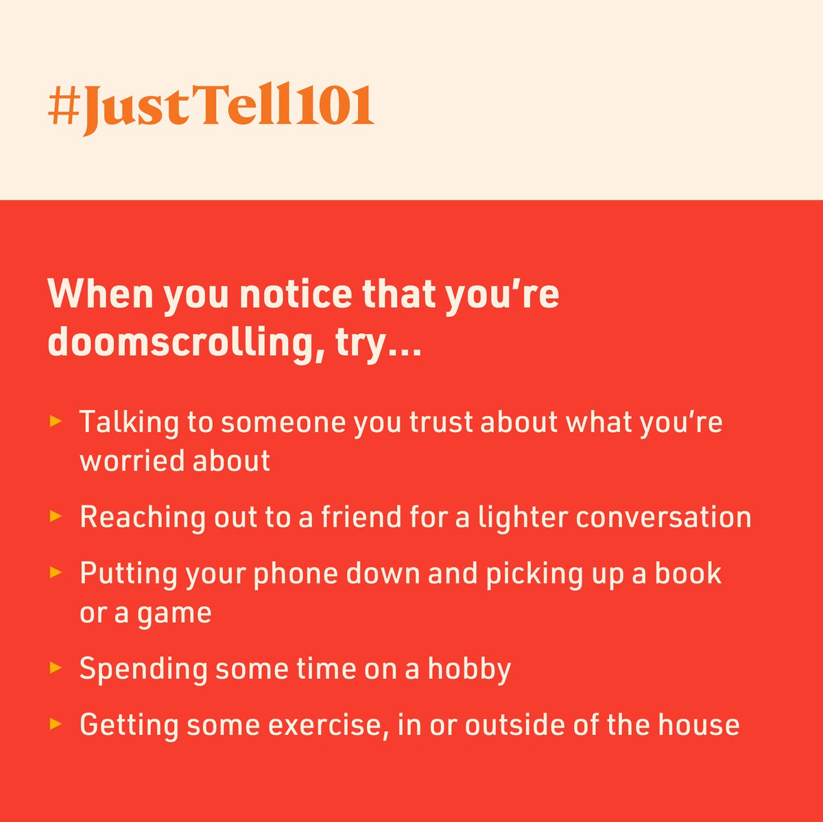 Just Tell One tweet media