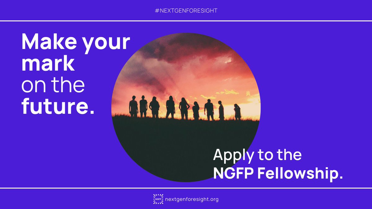 Exciting news! We're launching the #NGFPFellowship and unveiling our new brand today. Join our global community of #changemakers on a year-long journey of learning, growth and exchange. See what's new and apply now👉 bit.ly/NGFP2023 #nextgenforesight #NGFP2023