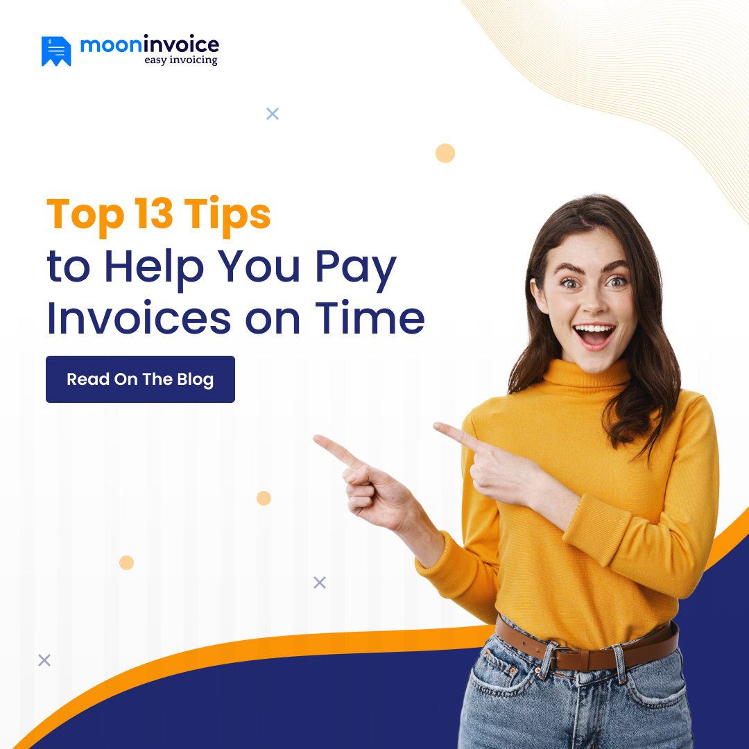 mooninvoice's tweet photo. Are you facing issues with timely invoice payments? Here are top 13 tips mentioned in our latest blog regarding how to pay an invoice on time. 

👉Check our full blog post here: https://t.co/b4E5yuDD1w

#Mooninvoice #invoicesoftware #invoicetips  #invoicepayment #payinvoice https://t.co/uTVebVGZKH