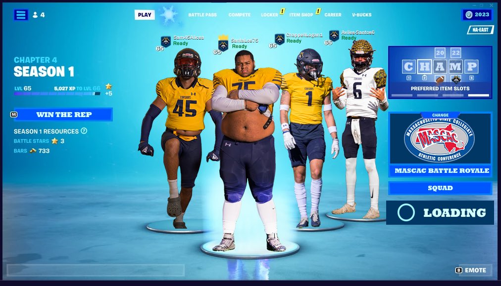 CorsairFootball's tweet photo. Spring Ball Loading… 
Dropping into Practice 1 today @UMassD, as we continue to prepare for the 2023 MASCAC Battle Royale! #d3fb

#WinTheRep🏴‍☠️ https://t.co/uLsA0oEq4Z