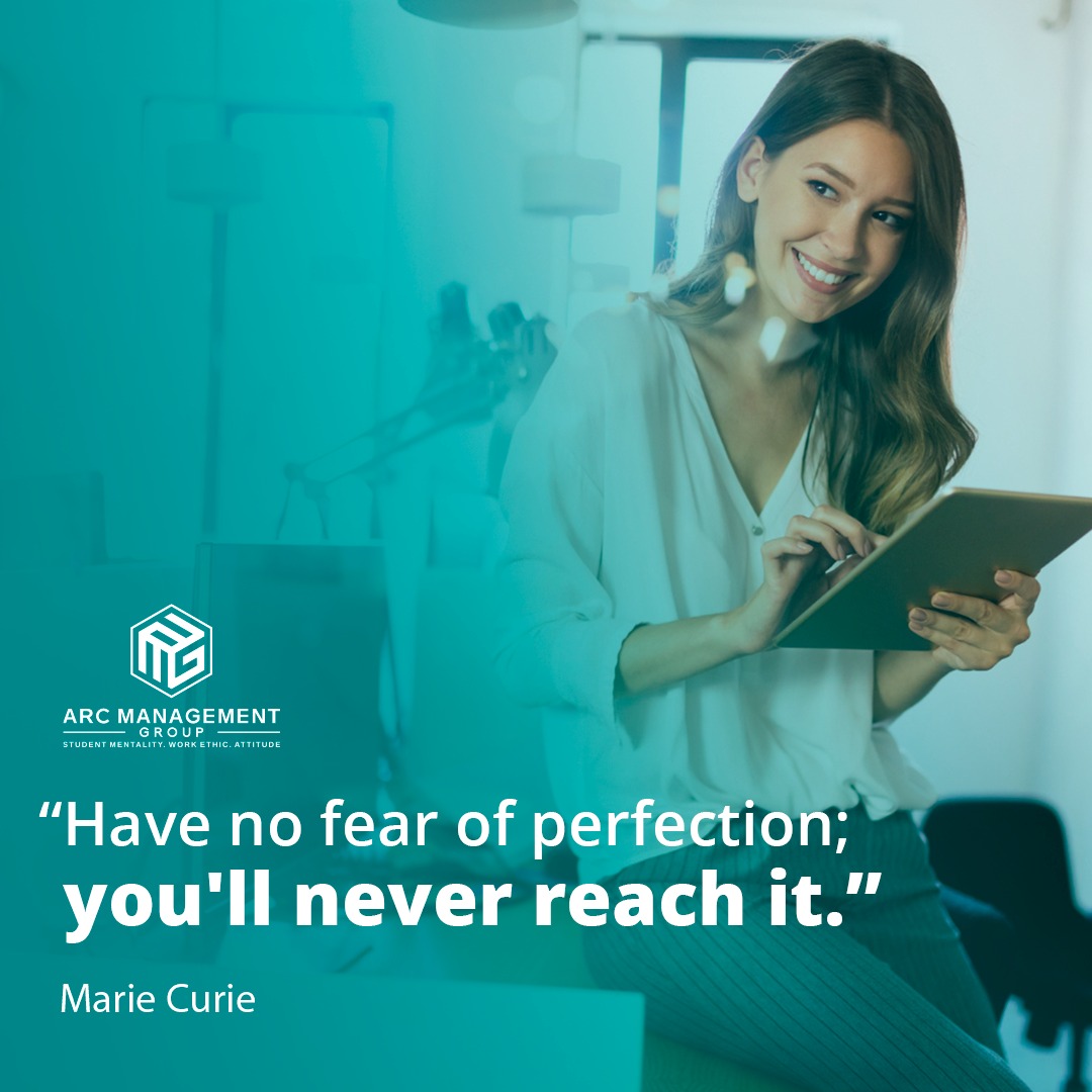 _ArcManagement's tweet photo. Perfection is a goal that is impossible to achieve. But we sure make an impact getting there! Don’t beat yourself up for being imperfect. You’re in good company.
#DailyMotivation #DailyGrind #BusinessMindset #GoGetter #LeadeshipSkills #PersonalDevelopment #AvidReader https://t.co/37A0rb9Pxz