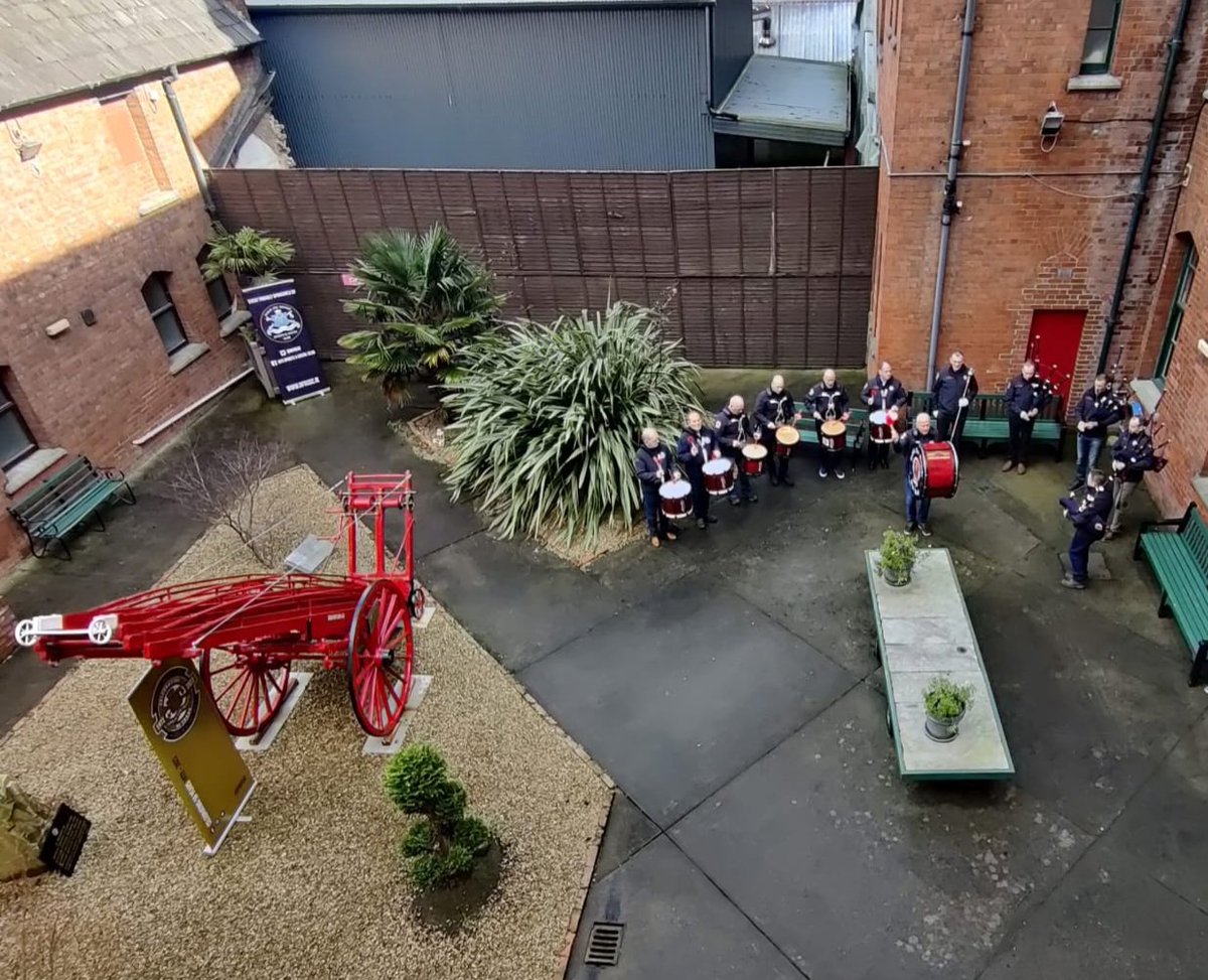 Dublin Fire Brigade Pipe Band tweet media