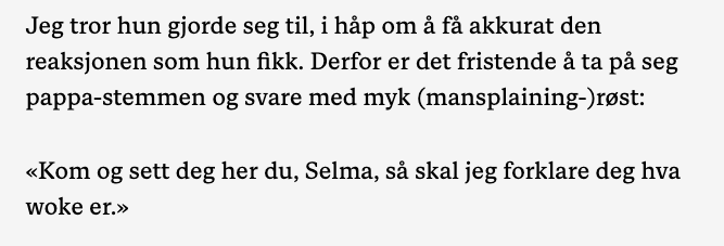 Aaaaah. Tusen takk Erik Stephansen, nå skjønner jeg greia!