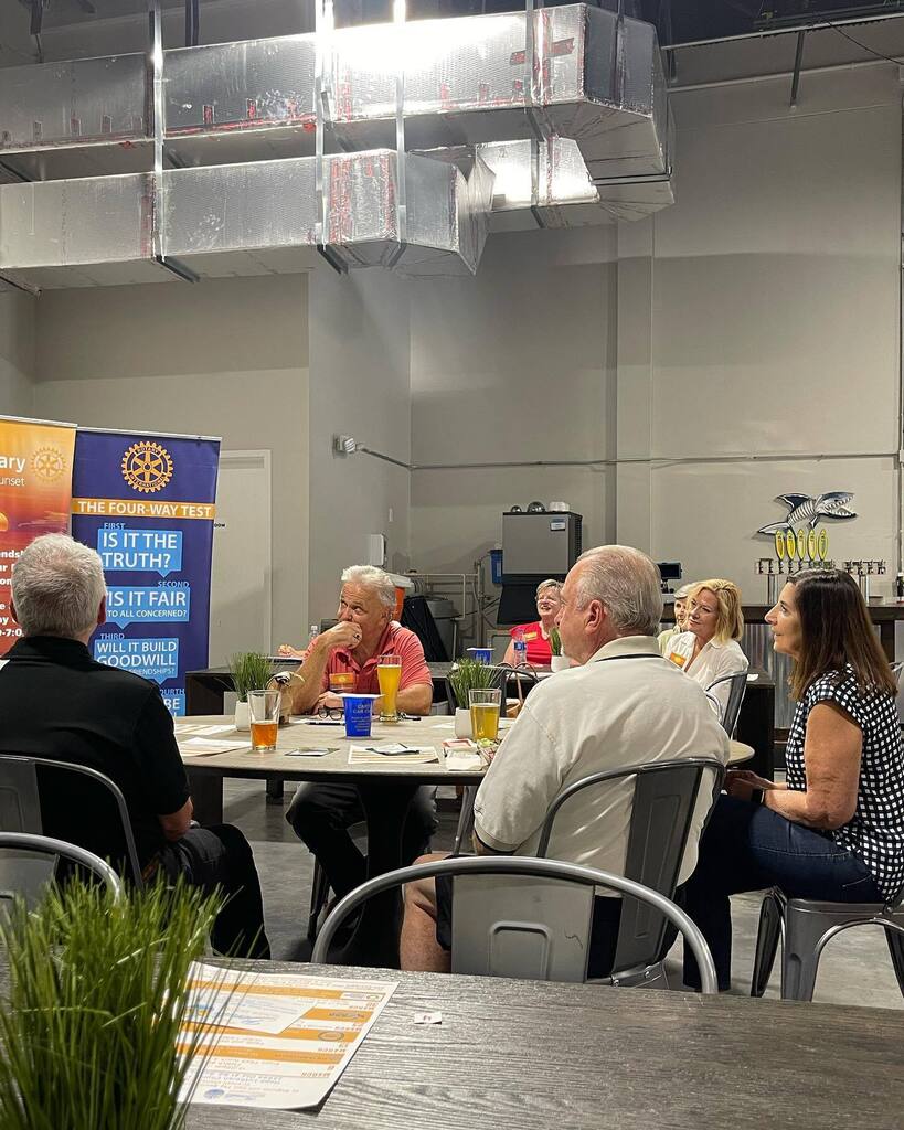 Another great meeting!✨

We had Maureen Lorenz from The Bonita Senior Center as our speaker and got to learn some interesting facts about some of our members.

Thank to our President elect Bruce Mitchell for leading today's meeting.

Ps: Don't forget to purchase your tickets…