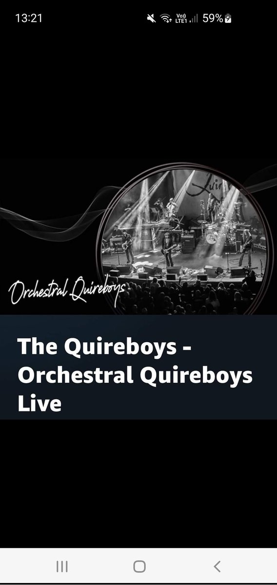 TheQuireboys's tweet photo. Our show from @O2ForumKTown last September, is now streaming on Amazon Prime!!
Just type in ‘Orchestral Quireboys’ in the search 🖤
@primevideo @LQuireboys
#thisisrockandroll #thequireboys #quireboys #orchestralquireboys #londonquireboys #thebandrollson https://t.co/GV1WgsnnJO