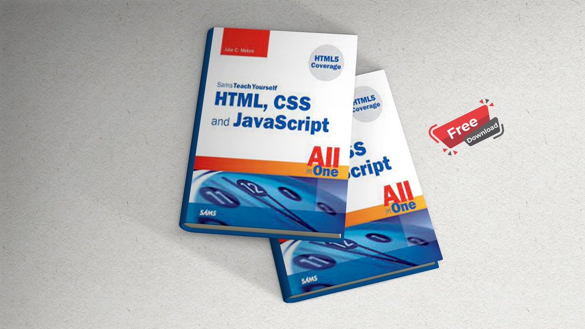 programmingcod3's tweet image. HTML5, CSS3, and JavaScript All in One HTML5 Coverage
bit.ly/3Yswchz
#programmingcoding #html #css #htmlcssbook #python #c #programmingc #clanaguage #cplusplus #freebooks #freebook #coding #freepdfbooks #programming #books #freebookswebsite #code #cobjective #programmer