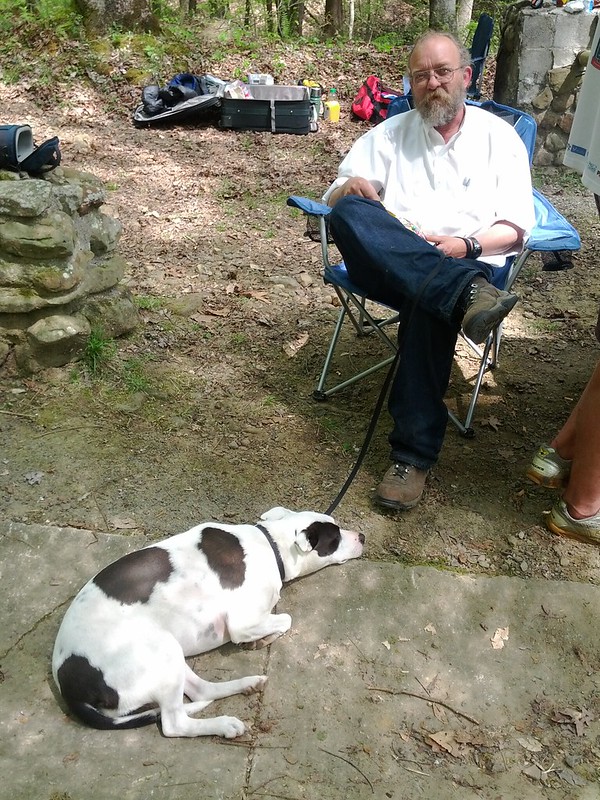laz and little wait at HQ.  Barkley Marathons, April 1st, 2012
#BM100