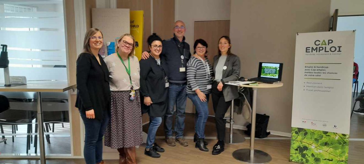 Rémy JOURDAIN (@remyjourdain) on Twitter photo La Team TH #poleemploilensgare mobilisée pour favoriser le recrutement de 30 demandeurs d’emploi en situation de handicap!Conditions optimales réunies pour une adaptation réussie!#handicap #inclusion #onestlapourvous <a href="/Capemploi_/">Cap Emploi</a> @poleemploi_HDF <a href="/VLecreux/">Virginie Lecreux</a> <a href="/MBESTELLE10/">Mickaël Bestelle</a> <a href="/ELeroy07/">Emmanuelle Leroy</a> La Team TH #poleemploilensgare mobilisée pour favoriser le recrutement de 30 demandeurs d’emploi en situation de handicap!Conditions optimales réunies pour une adaptation réussie!#handicap #inclusion #onestlapourvous <a href="/Capemploi_/">Cap Emploi</a> @poleemploi_HDF <a href="/VLecreux/">Virginie Lecreux</a> <a href="/MBESTELLE10/">Mickaël Bestelle</a> <a href="/ELeroy07/">Emmanuelle Leroy</a>