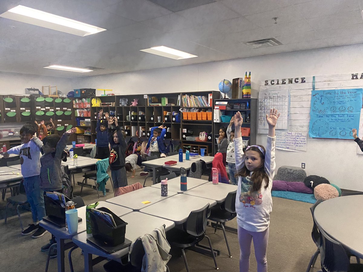 MsStephens1st's tweet photo. Our character word this month is Cooperation. We started our morning with our character strong lesson of doing yoga and discussing how we cooperate as a class to reach our goals. #ReevesAchieves #makingmagichappen #prosperproud https://t.co/DlrLpL0FS6