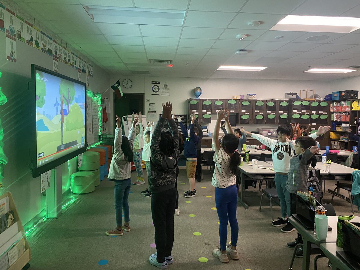 MsStephens1st's tweet photo. Our character word this month is Cooperation. We started our morning with our character strong lesson of doing yoga and discussing how we cooperate as a class to reach our goals. #ReevesAchieves #makingmagichappen #prosperproud https://t.co/DlrLpL0FS6