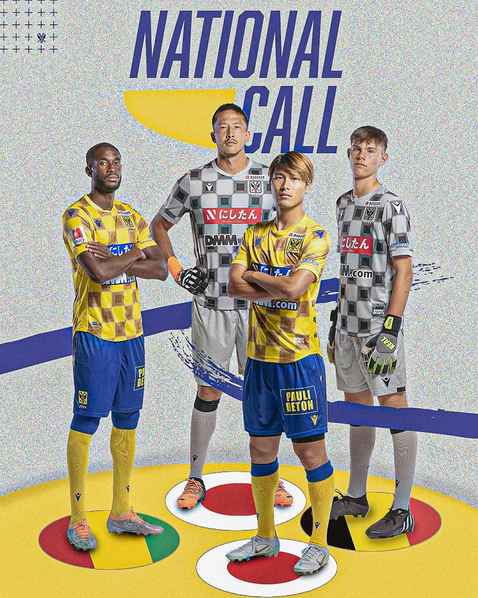 stvv's tweet photo. 📞 𝑯𝑨𝑳𝑳𝑶? l Mory Konaté (Guinee), Daniel Schmidt (Japan), Daiki Hashioka (Japan) en Matt Lendfers (u17 België) ontvingen deze week een telefoontje van hun bondscoach 🤩

Na de wedstrijd van komende zaterdag vertegenwoordigen ze hun land tijdens de interlandbreak 💪 https://t.co/VLuyvAqsoZ