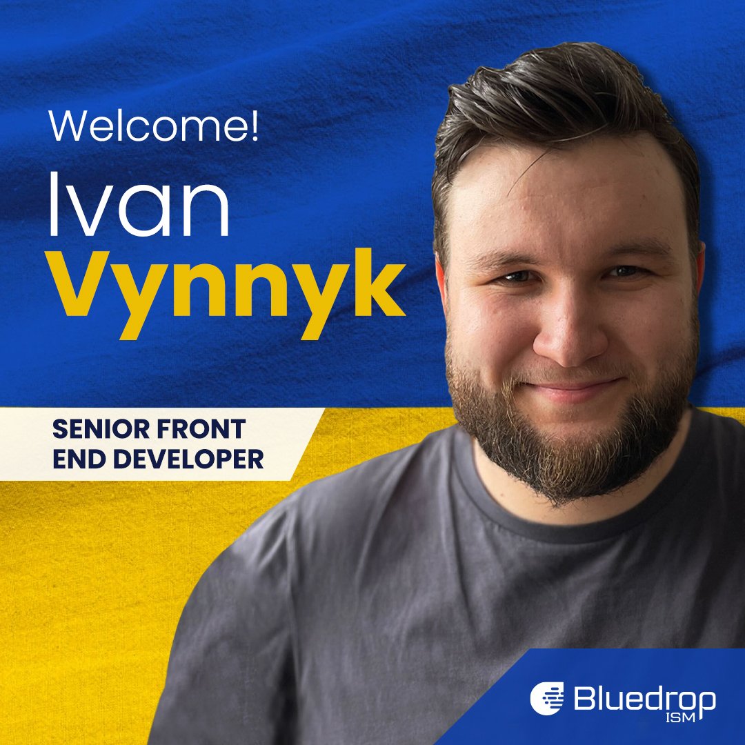 Bluedrop_ISM's tweet photo. Welcome Aboard Ivan Vynnyk!

Our latest #seniorfrontenddeveloper has now settled in #ottawa working as a permanent member of the Bluedrop crew, having previously worked with us for more than two years in a consulting capacity from #ukraine.

"We're so very happy to now be here in Canada, which couldn’t be possible without help and warm support offered from my new Bluedropper family," said Ivan. And we couldn't be happier to have assisted Ivan and his family migrate to Canada, and to have him on our diverse and growing #devteam!

Welcome Ivan!
___________________
Want to join our crew?
Apply for an open position or to submit a resume 
📲 https://t.co/W2UsHM3rFV

Follow us here to stay up to date on all things Bluedrop! 
🔖 https://t.co/QUdai9Td1y

#ukraine #ukraineaid #CUAET #supportukraine